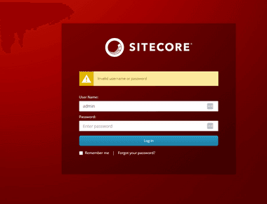 Reset sitecore admin password